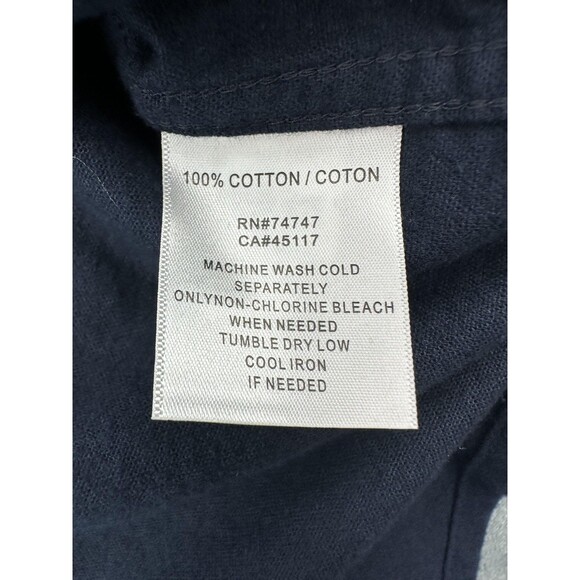 RedHead Brand Co Shirt Mens XL Blue Long Sleeve Button Front Two Chest Pockets - Picture 5 of 11